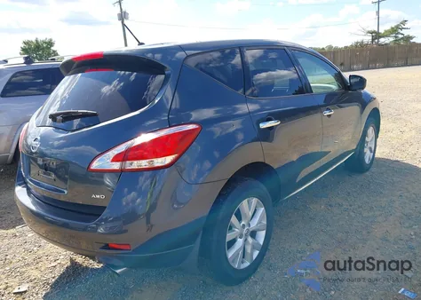 2013 Nissan Murano S z USA, uszkodzony, nr VIN JN8AZ1MW4DW305135